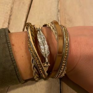 Cute wrap layered bracelet